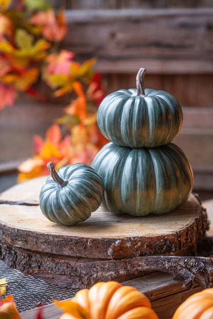 Dekoration Pumpa Trippel Stapelbara Grön