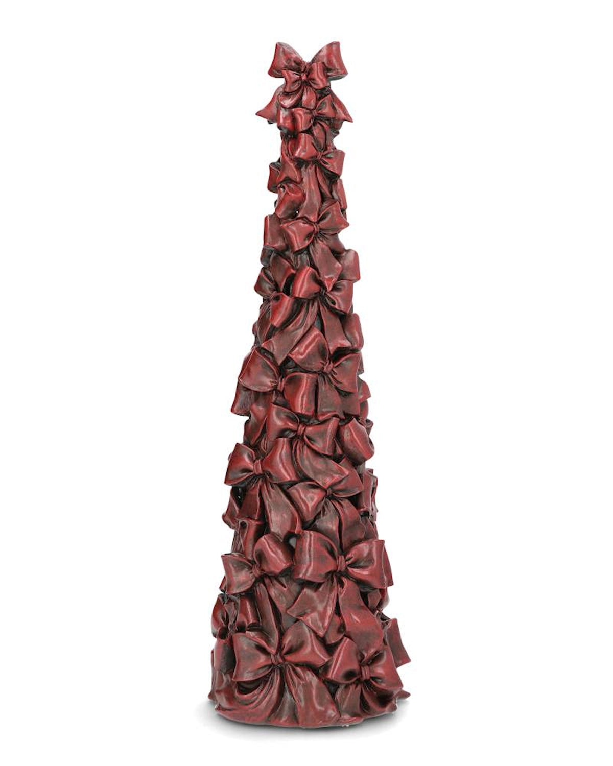 Juldekoration Inomhus Gran med rosetter Röd 48 cm