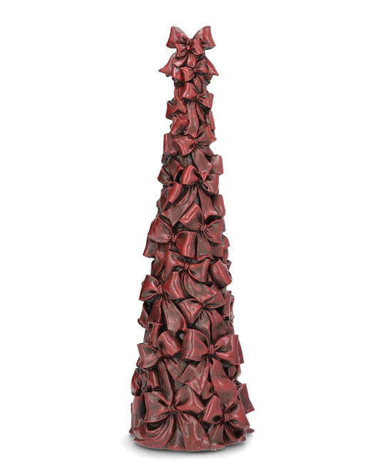 Juldekoration Inomhus Gran med rosetter Röd 48 cm