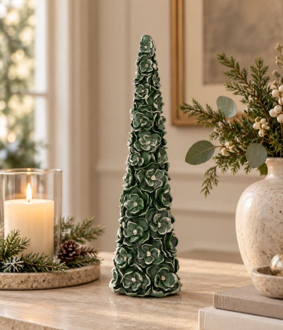 Juldekoration Inomhus Gran Magnolia 37 cm Grön