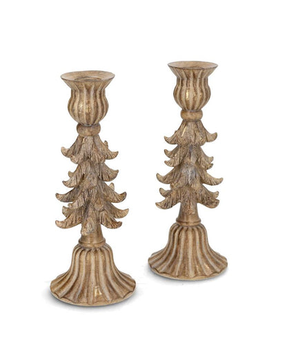 Julljusstake Gran 2-pack Natur 25 cm