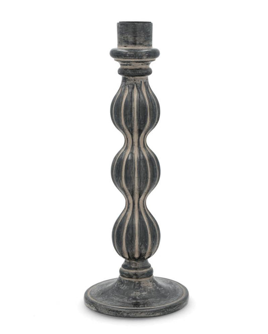 Ljusstake Salmiak 39 cm trä/svart I lager Augusti 2026