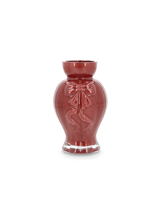 Dekorativ Vas Evelina Cranberry 17 cm