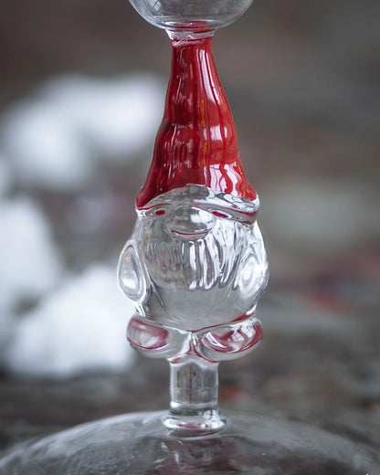Julljusstake Tomte 2-pack Ø8 x12 cm