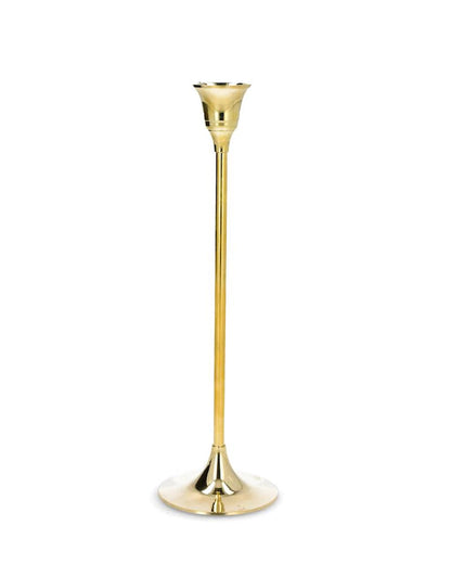 Ljusstake 25 cm blank mässingsfinish