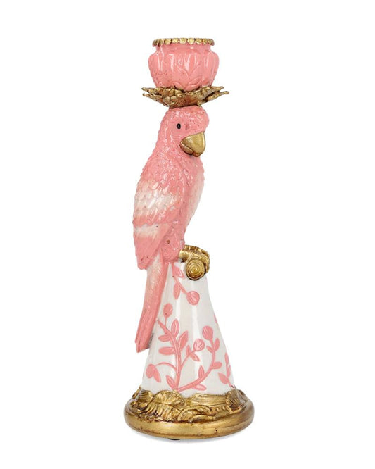 Ljusstake Papegoja 25 cm Rosa I lager December 2026