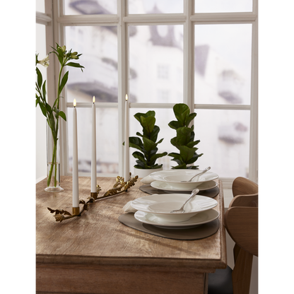 Ljusstake Eklöv 80 cm mässing