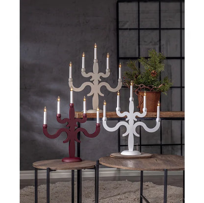 Adventsljusstake Canna 43x55cm Beige