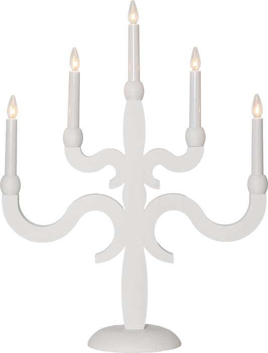 Adventsljusstake Canna 43x55cm Vit