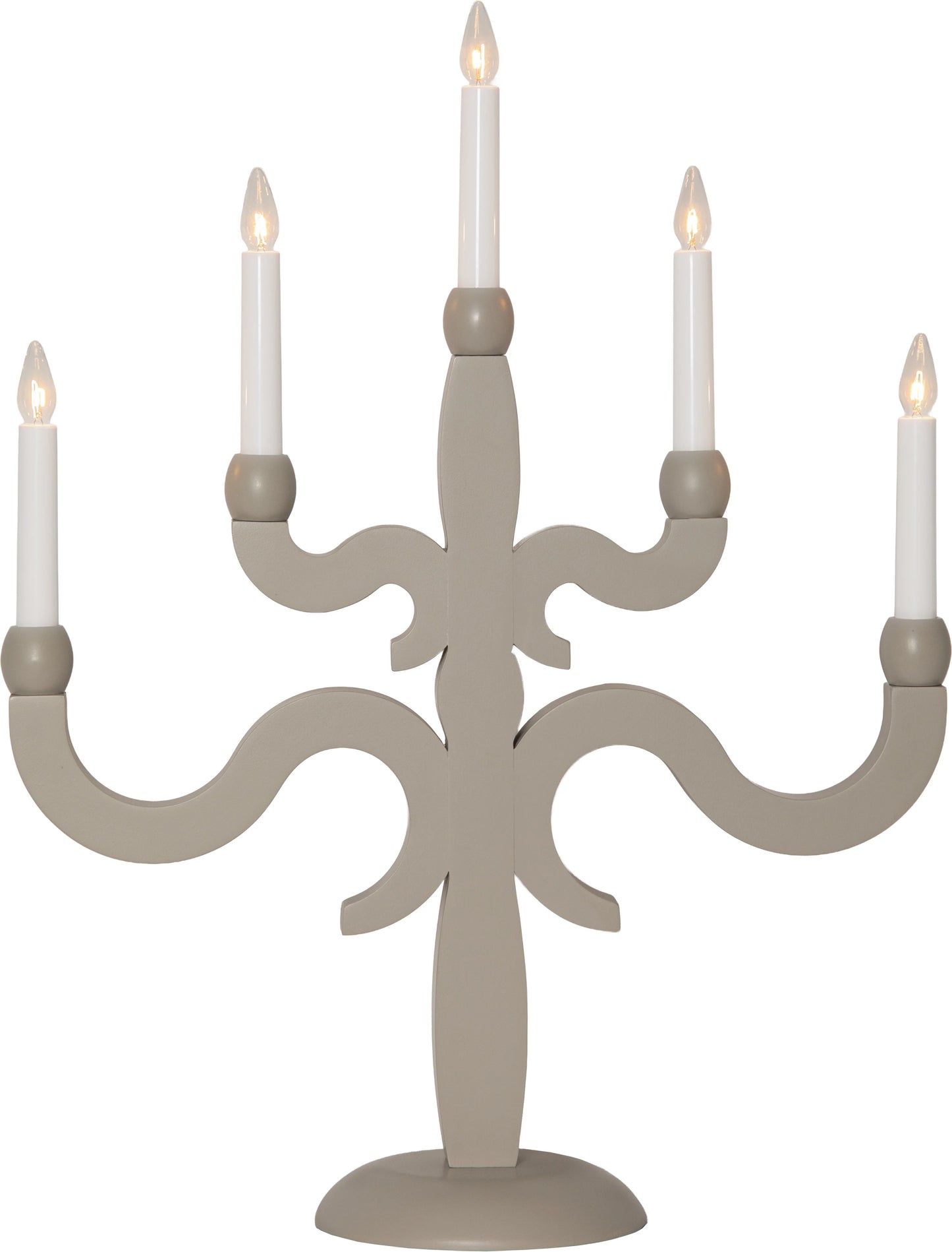 Adventsljusstake Canna 43x55cm Beige