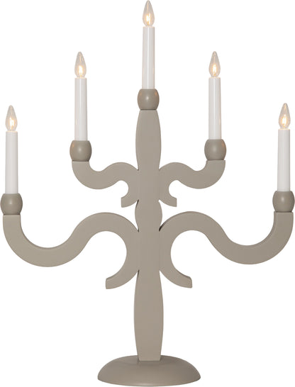Adventsljusstake Canna 43x55cm Beige