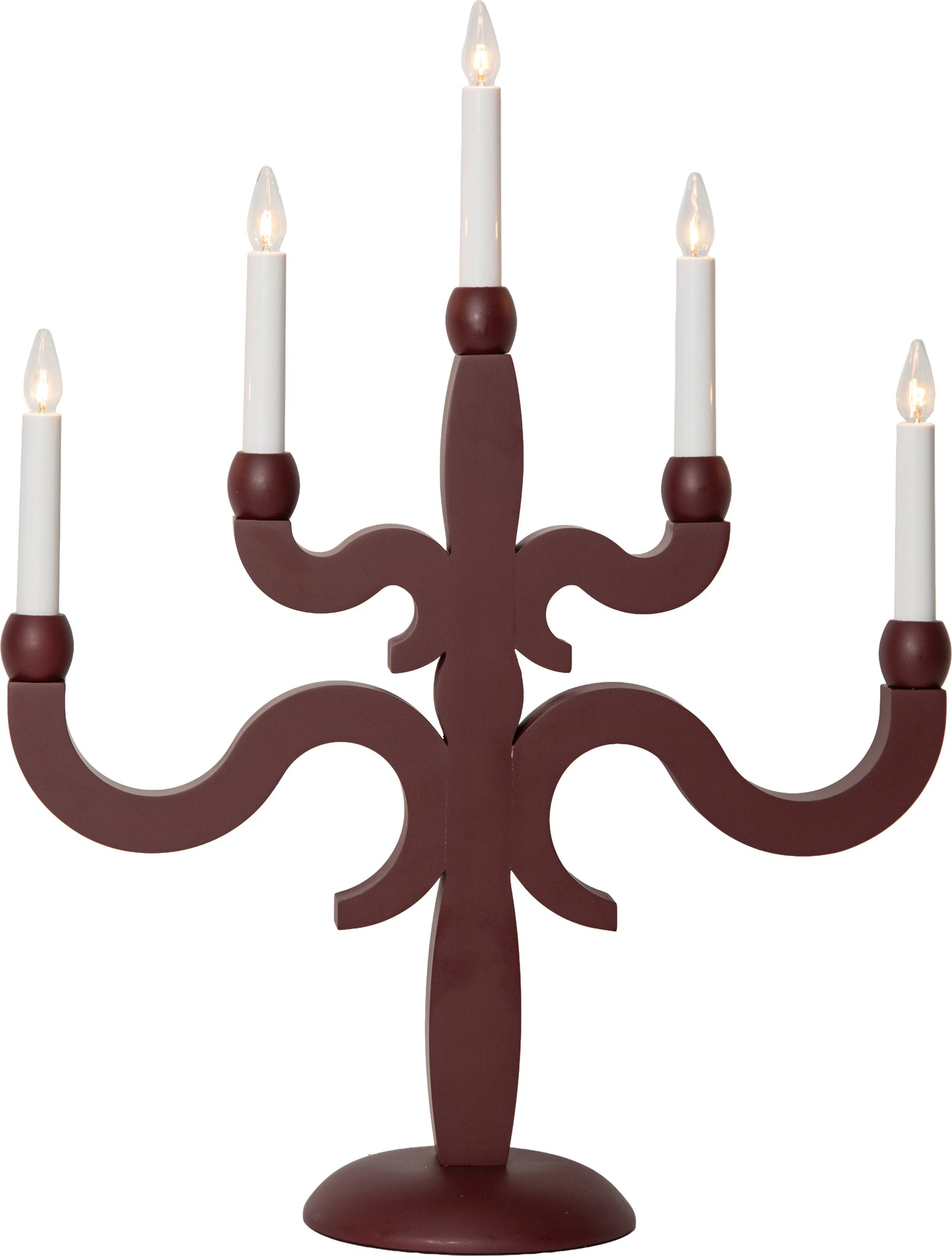 Adventsljusstake Canna 43x55cm Röd