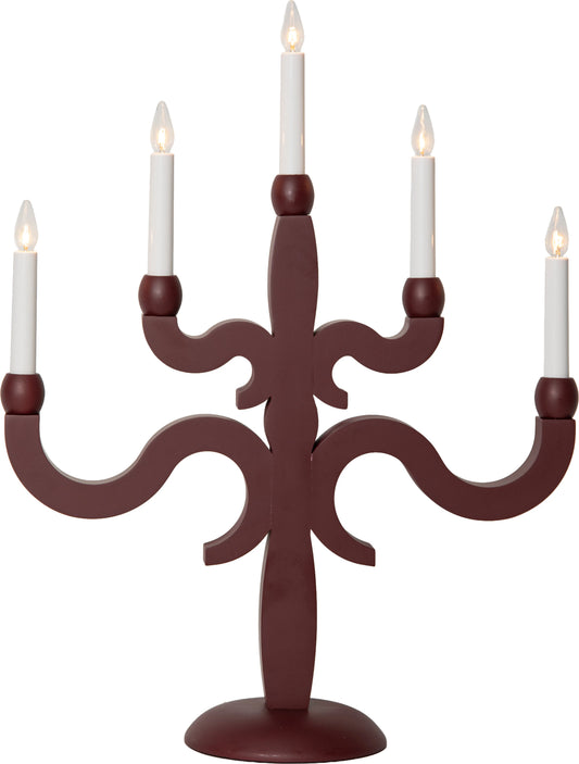 Adventsljusstake Canna 43x55cm Röd