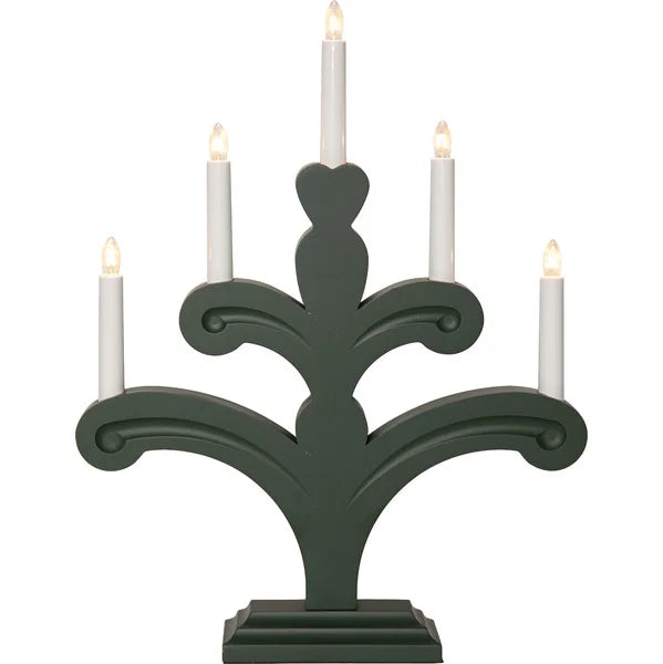 Adventsljusstake 48 cm Grön