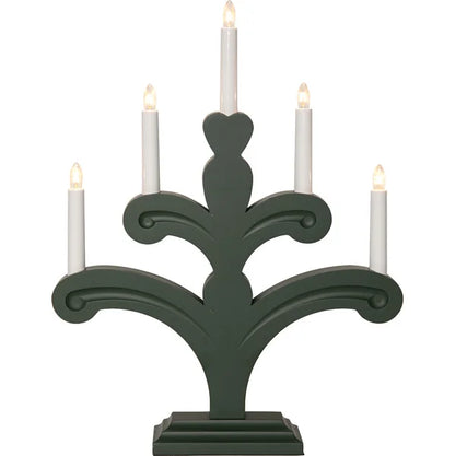 Adventsljusstake 48 cm Grön