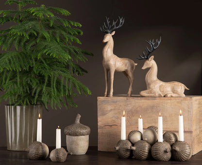 Juldekoration Inomhus Hjort Vilande 32 cm