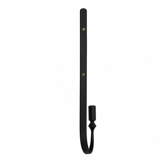 Ljusstake Vägg 50 cm Järn Svart