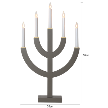 Adventsljusstake ANNO 59 cm Mullvad