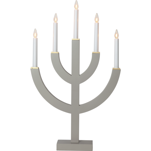 Adventsljusstake ANNO 59 cm Beige