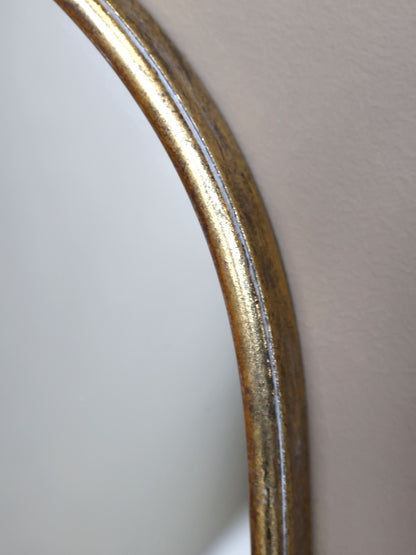 Spegel med hylla och dekor H56/L85/B16 cm