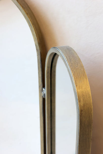 Väggspegel med 3 paneler H65/L82/B3,5 cm I lager Augusti 2026