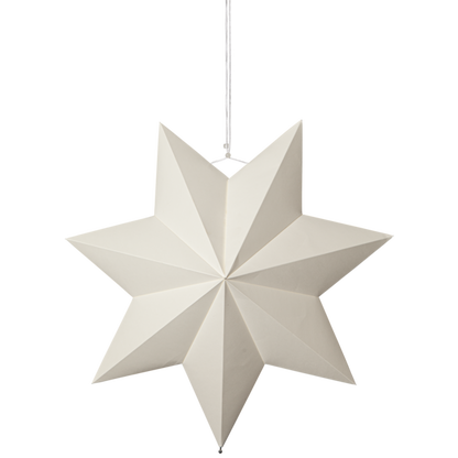 Adventsstjärna Pappersstjärna Polar 55 cm vit