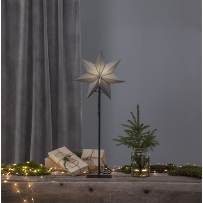 Adventsstjärna Pappersstjärna på fot Frozen 85 cm