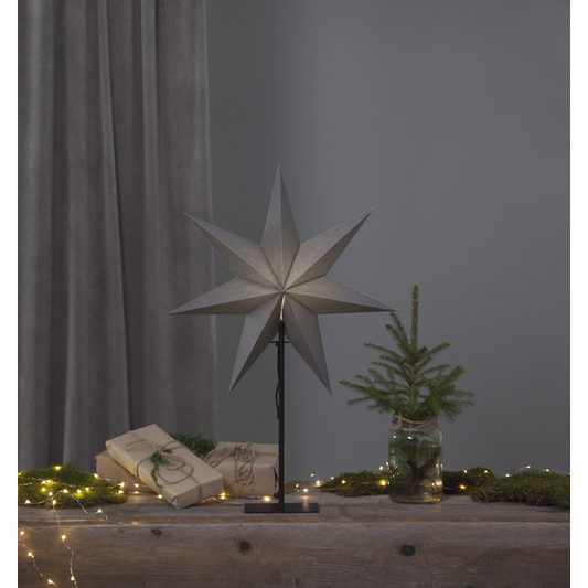 Adventsstjärna Pappersstjärna på fot Frozen 75 cm