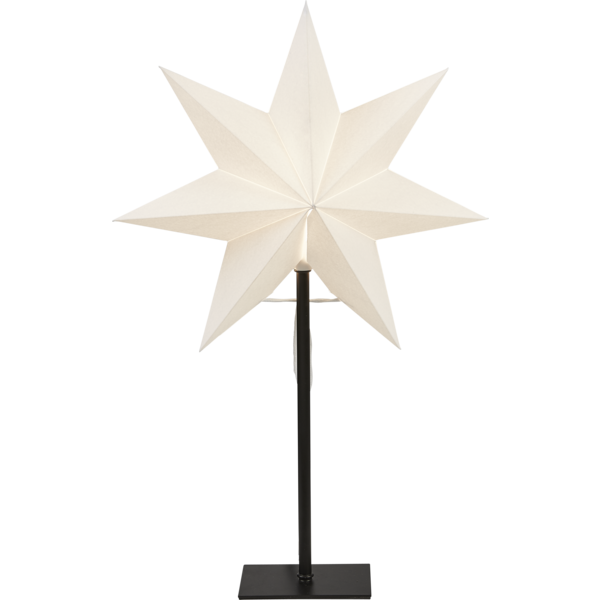 Adventsstjärna Pappersstjärna på fot Frozen 55 cm