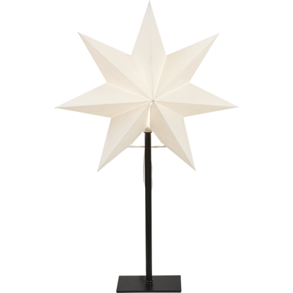 Adventsstjärna Pappersstjärna på fot Frozen 55 cm