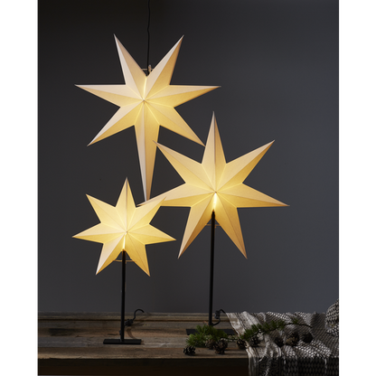 Adventsstjärna Pappersstjärna på fot Frozen 55 cm