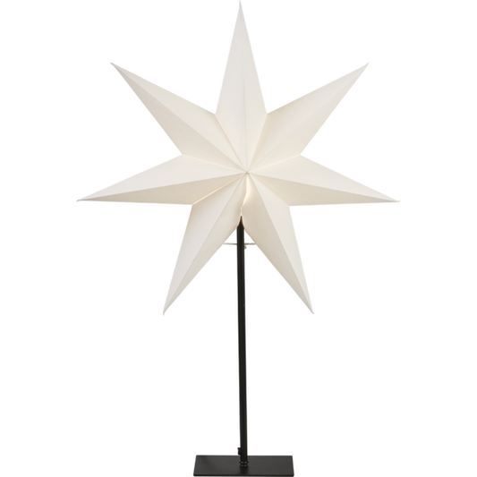 Adventsstjärna Pappersstjärna på fot Frozen 80 cm