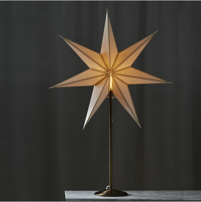Adventsstjärna Pappersstjärna på fot Nicolas 90 cm