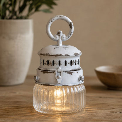 Batteridriven belysning Fransk stallampa inkl. glödlampa H22/Ø11 cm