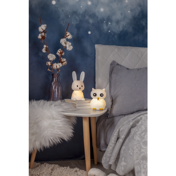 Batteridriven belysning Nattlampa LED Kanin 20 cm