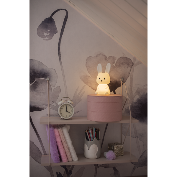 Batteridriven belysning Nattlampa LED Kanin 20 cm