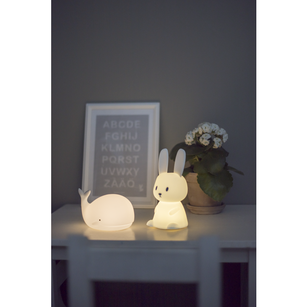 Batteridriven belysning Nattlampa LED Kanin 20 cm