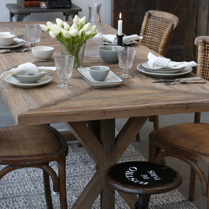 Chic Antique Bord Matbord 200 cm handgjord Återvunnet trä