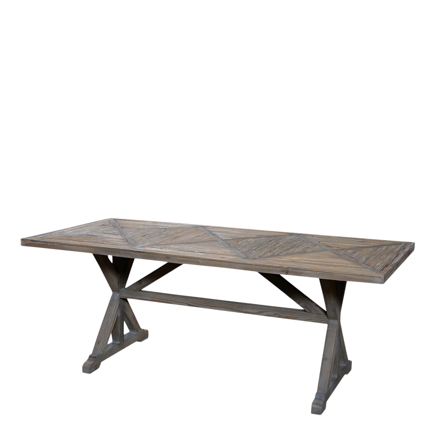 Chic Antique Bord Matbord 200 cm handgjord Återvunnet trä