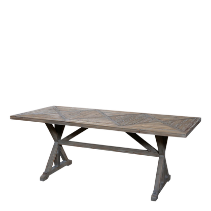 Chic Antique Bord Matbord 200 cm handgjord Återvunnet trä