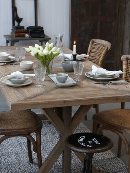 Chic Antique Bord Matbord 200 cm handgjord Återvunnet trä
