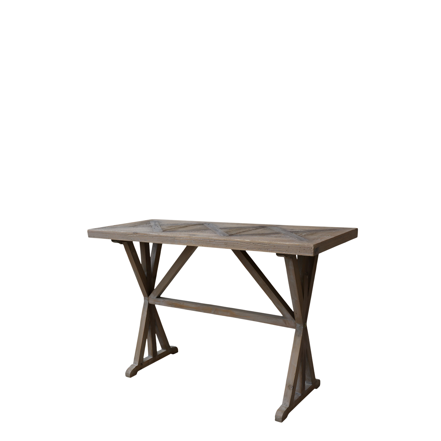 Chic Antique Bord Matbord 117 cm handgjord Återvunnet trä