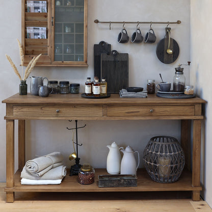 Chic Antique Avlastningsbord Marseille H81/L158/B44 cm natur