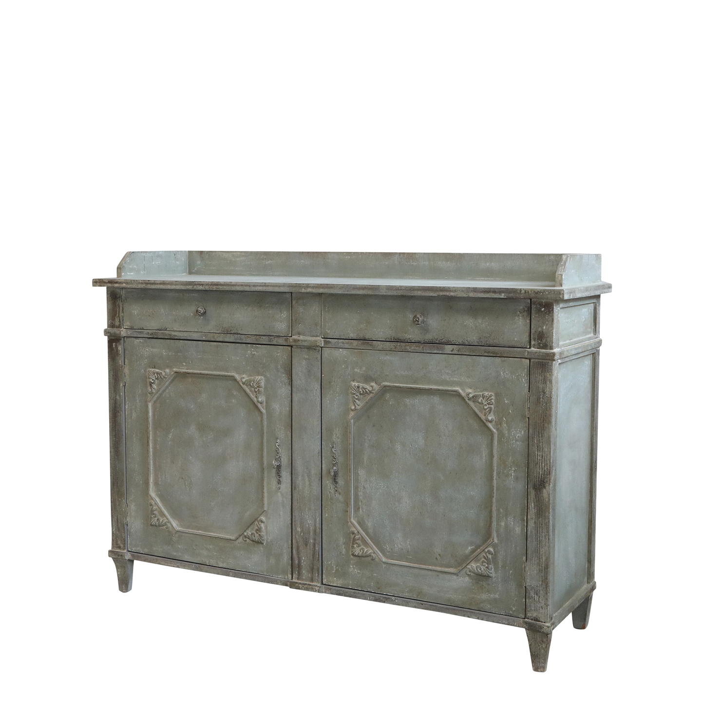 Chic Antique Skänk m. 2 dörrar och 2 lådor antik opal