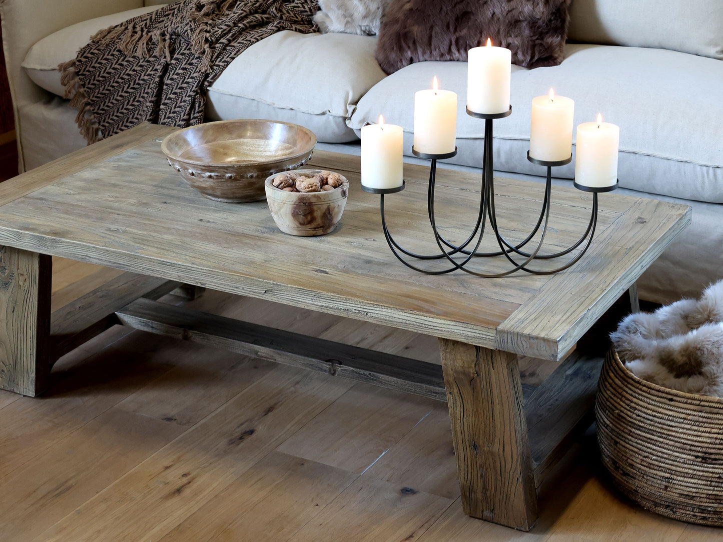 Chic Antique Bord Soffbord H40/L130/B68 cm
