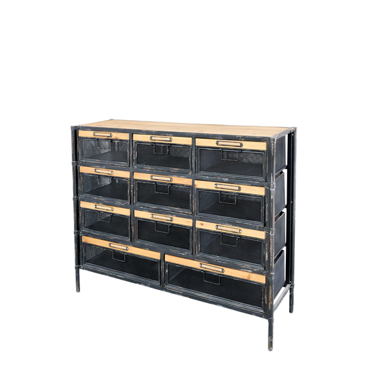 Chic Antique Avlastningsbord Factory H86,5/L107/B34 cm
