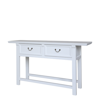 Chic Antique Avlastningsbord H85/L150/B40 cm Vit