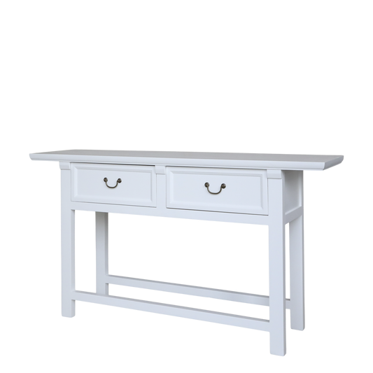 Chic Antique Avlastningsbord H85/L150/B40 cm Vit