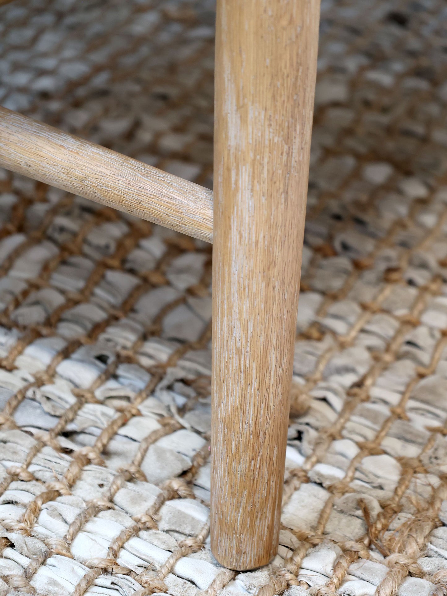 Chic Antique Stol Loungstol m. flätad sits & rygg
