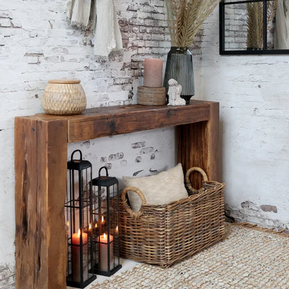 Chic Antique Återvunnet trä Bord H76/L122/B26 cm natur